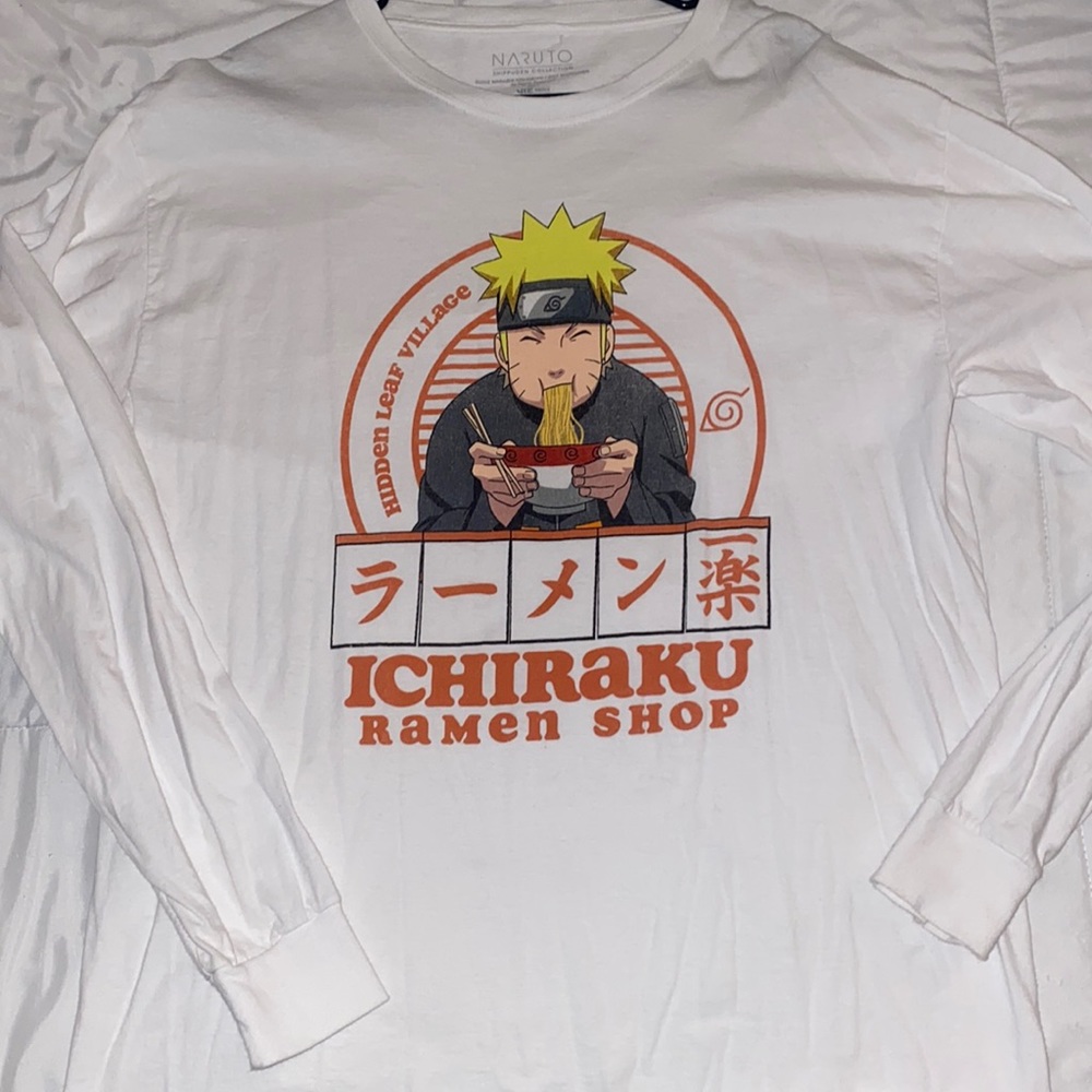 NARUTO ICHIRAKU RAMEN SHOP LONG SLEEVE SHIRT (men and women)